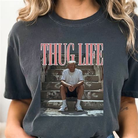 Free Thug Shirt Comfort Colors Etsy