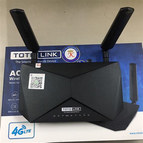 ♀ﺴเร้าเตอร์ใส่ซิม 4g Router Wireless Dual Band Lte Totolink Ac1200 รุ่น