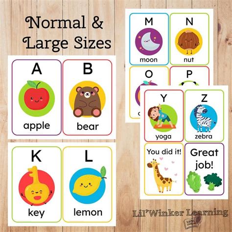 Alphabet Flash Cards Printable Alphabet Cards Printable Cards