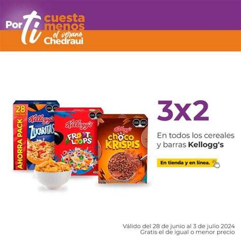 3x2 En Cereales Y Barras Kelloggs En Chedraui Promodescuentos