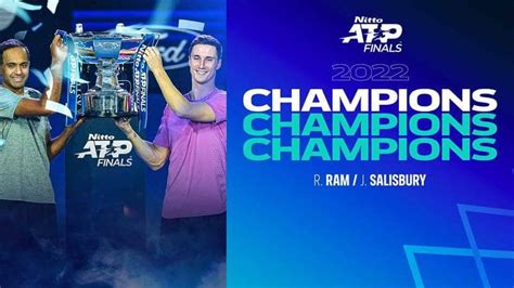 Champions In Turin! Ram/Salisbury Clinch Nitto ATP Finals Title | News ...