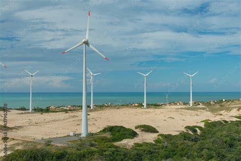 Foto de Parque eólico no Ceará ventos fortes e constantes tornam