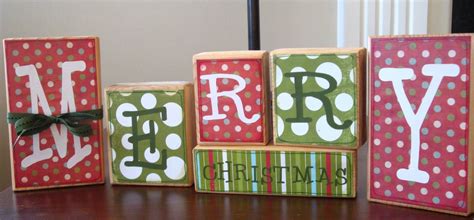 Simply Charming Crafts: Decorative Wood Blocks / Christmas Gifts