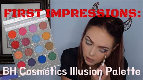 BH COSMETICS ILLUSION PALETTE FIRST IMPRESSIONS YouTube