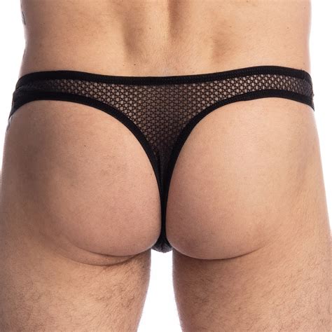 L Homme Invisible String Bikini Black Sugar Noir INDERWEAR