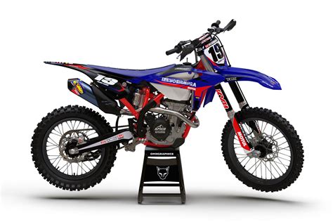 Beta Supercross Graphics Kit Blue Omxgraphics