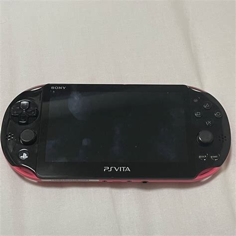 PS Vita PCH 2000 ブラックxピンク本体のみ PlayStation Vita SONY PS Vita本体 売買された