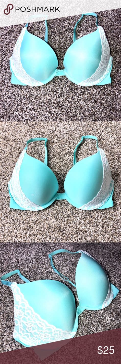 Victorias Secret Bra 32d Push Up Lace Convertible Gorgeous Tiffany