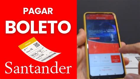 Como Pagar Boleto No Santander Qr Code Pix Ou C Digo De Barras