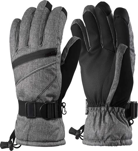 Andake Guantes de esquí Hombres 3M Thinsulate Guantes de Invierno