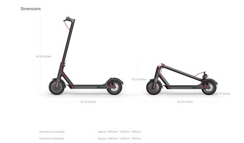 Xiaomi Mijia M365 Electric Scooter 85 Inflatable Rubber Tires 25km