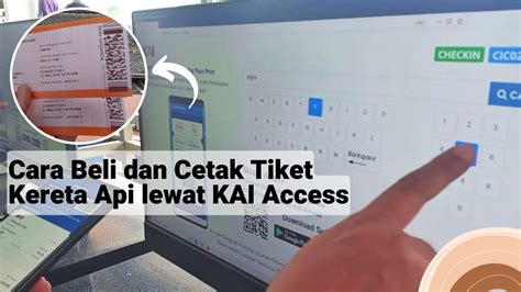 CARA BELI DAN CETAK TIKET KERETA API LEWAT KAI ACCESS YouTube