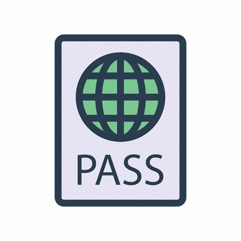 Identity International Pass Passport Travel Icon Download On