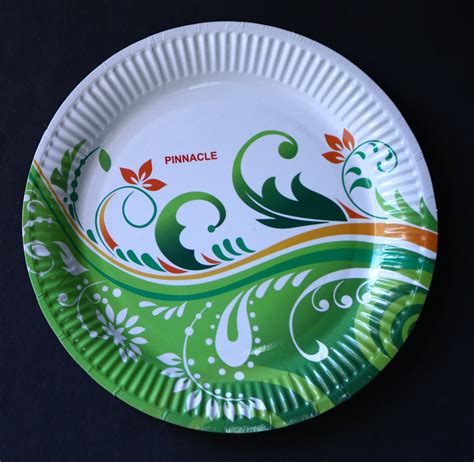 Maruti Printed Round Disposable Paper Plate For Event And Party