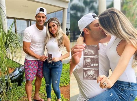 Jogador Hulk anuncia gravidez de 2º filho sobrinha de ex mulher