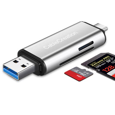 Usb30读卡器高速多合一sd卡tf内存卡转换器typec接口安卓华为小米手机电脑两用otg多功能车载佳能相机通用虎窝淘