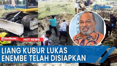 Liang Kubur Lukas Enembe Telah Disiapkan Di Kediamannya Di Koya Tengah