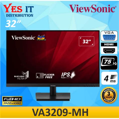 Viewsonic VA3209 MH 31 5 FULL HD 1080P 4MS 75Hz IPS Monitor Shopee