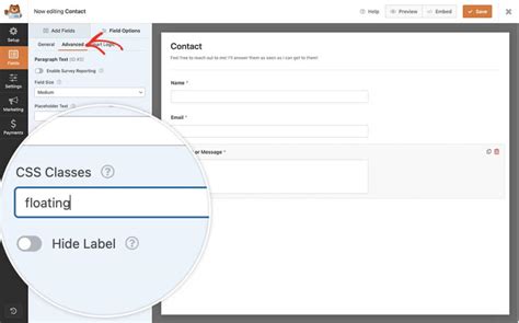 How To Create A Form With Floating Labels With Wpforms