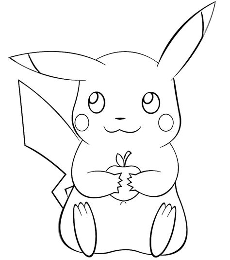 Desenhos De Pikachu Para Imprimir E Colorir Como Fazer Em Casa