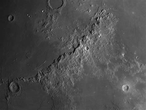 Apennine Mountain Range The Most Spectacular Feature On The Moon