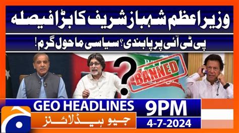 Geo News Headlines 9 PM 01 April 2024 TV Shows Geo Tv