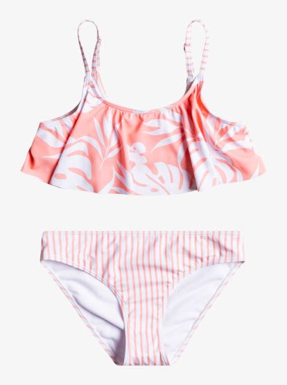 Flowers Addict Flutter Bikini Set For Girls Roxy