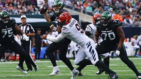 Cincinnati Bengals Lose 34 31 Against The New York Jets