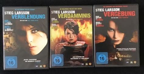 Stieg Larsson Millennium Trilogie DVD Noomi Rapace Michael Nyqvist