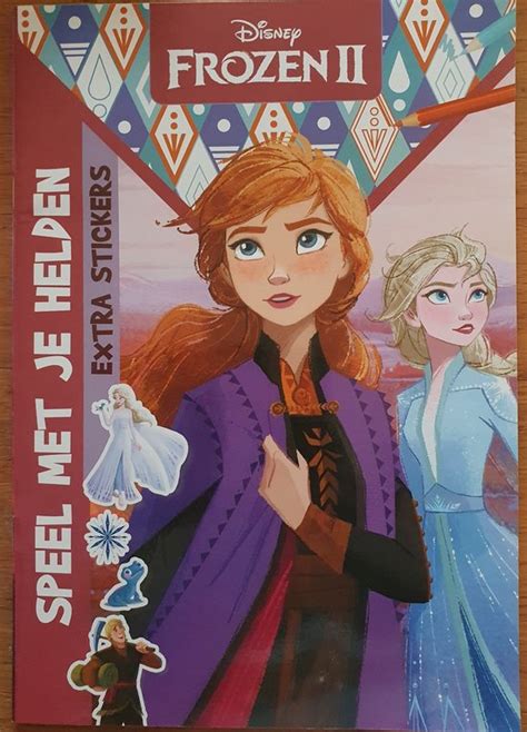 4IEDER1 Disney Frozen 2 Speel Met Je Helden Kleur Sticker Boek