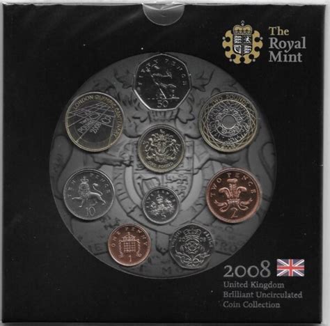 2008 UK Annual BU Full Set CrawleyCoins