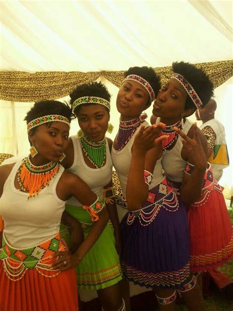 Bergville In The Kingdom Of Kwazulu Natal Zulu Traditional Attire