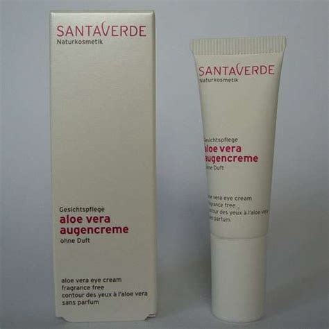 Test Augenpflege Santaverde Aloe Vera Augencreme Ohne Duft Pinkmelon