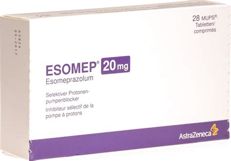 Esomep Mups Tabletten 20mg 28 Stück in der Adler Apotheke