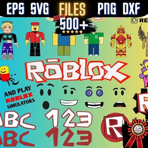 Roblox Svg Bundle Roblox Font Gaming Svg Files For Cricut Roblox Png