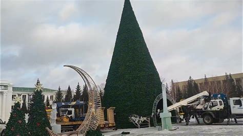 наша городская Ёлка 🌲город Кокшетау, 29 декабря - YouTube