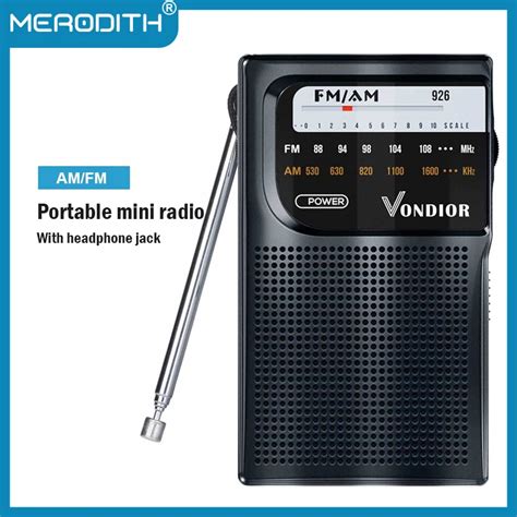 Portable Mini Am Fm Radio Dual Band Stereo Pocket Radio Suitable For