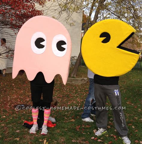 Quick And Easy Pac Man And Pinkie Couples Costume Homemade Costumes