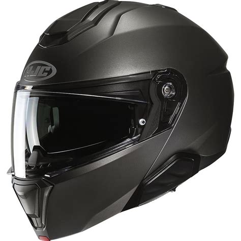 Casque I91 UNI SEMI FLAT TITANIUM HJC Titanium MAXXESS FR Casque