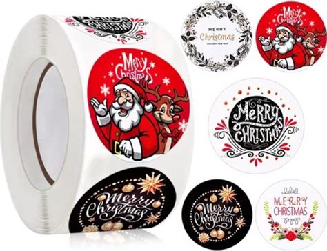 Kerst Cadeau Stickers 500 Stickers Bol