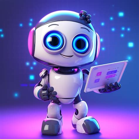 Premium Photo The Cutest Little Robot Ever 3d Pixar Cartoon