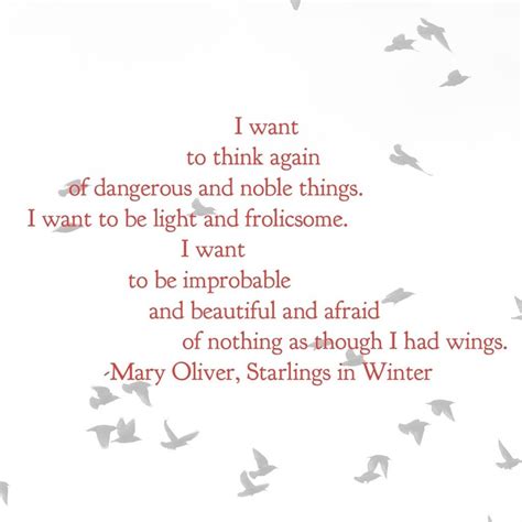 As Though I Had Wings Xo In 2024 Mary Oliver Poems Mary Oliver