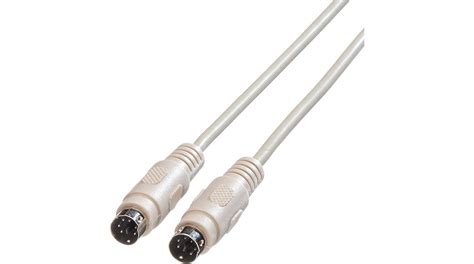 11015818 Roline Mini Din Cable Din 6 Pin Plug Din 6 Pin Plug 18m