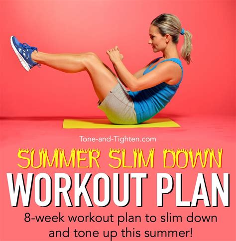 Week Summer Slim Down Workout Plan Site Title Back Fat Workout