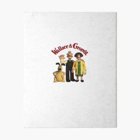 Wallace And Gromit Art Board Print For Sale By Latifashion Redbubble