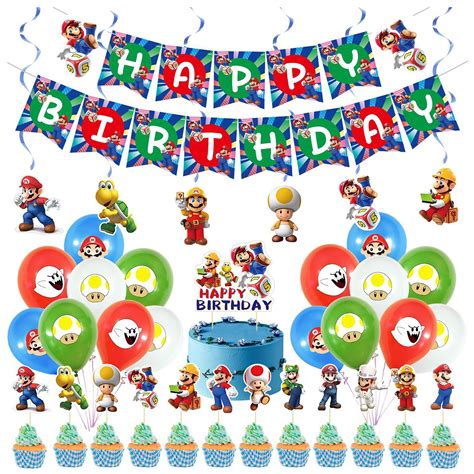 mario birthday decorations 1