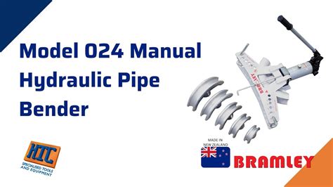 Bramley Model 024 Manual Hydraulic Pipe Bender Youtube