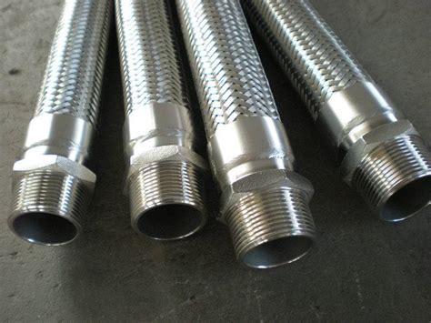 Stainless Steel Flexible Metal Hose With Welded End Fittings