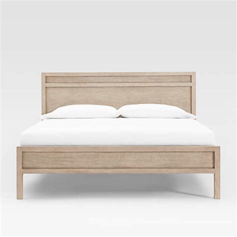 Keane Driftwood King Bed Reviews Crate And Barrel