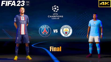 FIFA 23 PSG Vs MANCHESTER CITY Ft Haaland Mbappe UEFA